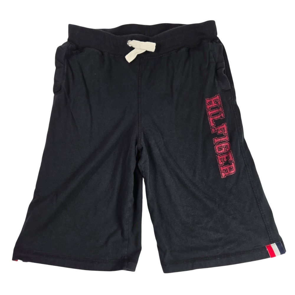 Tommy‎ Hilfiger Boys Sweat Shorts Athletic Gym Casual Black Size 28x11 high-rise